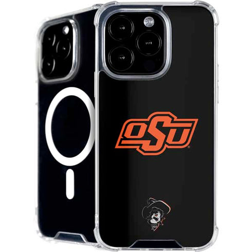 Oklahoma State University OSU on Black iPhone 16 Pro MagSafe Case